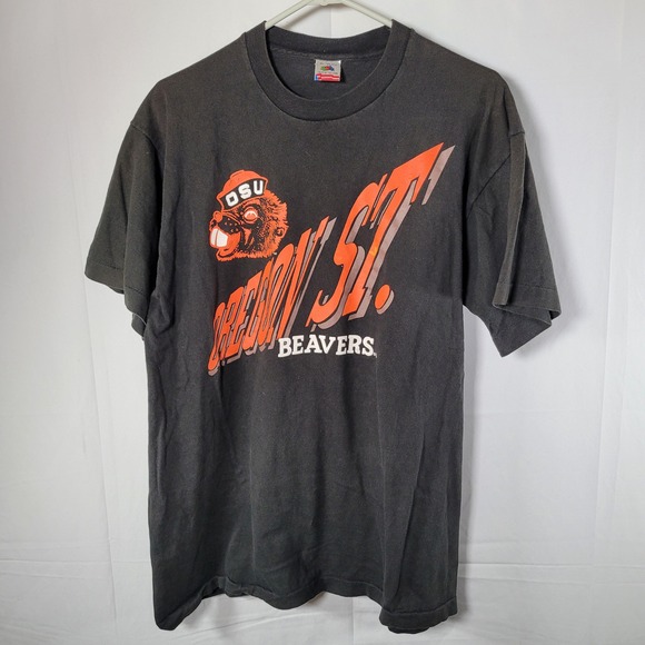 Vintage Oregon State Beavers T Shirt Mens XL Fruit Of The Loom OSU - Picture 1 of 7